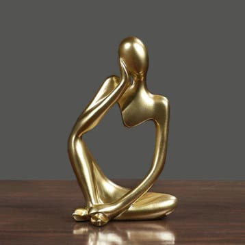 Denker Sculptuur Abstract Beeld - Decor Standbeeld Ornament, Verzenden, Nieuw