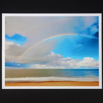 Frank Machalowski - Rainbow over Renesse Strand - No Reserve