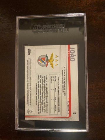 2018/19 Topps Topps Chrome UEFA João Félix #10 Cartão