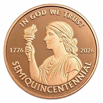 Verenigde Staten. 5 x 2026 1 oz America 250 Series – Lady
