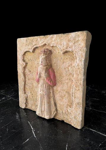 Oud-Chinees, Song-dynastie Terracotta Muzikante graftegel -