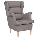 Fauteuil Taupe - 68% korting: Retour deal!, Huis en Inrichting, Verzenden, 75 tot 100 cm, Zo goed als nieuw, 75 tot 100 cm