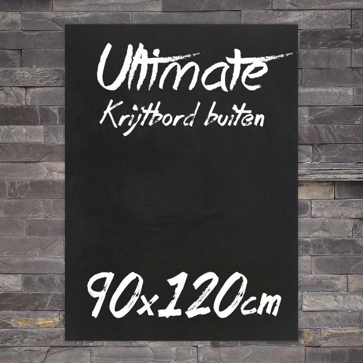 Krijtbord Buiten Ultimate 90x120 cm, Huis en Inrichting, Woonaccessoires | Lijsten, Verzenden