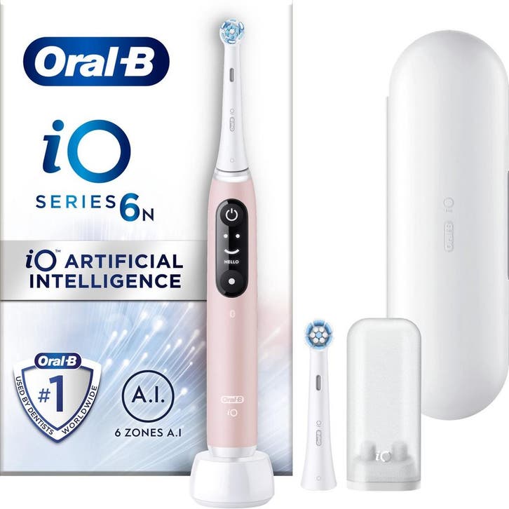 Oral-B iO 6N - Elektrische Tandenborstel - Roze, Bijoux, Sacs & Beauté, Beauté | Parfums, Envoi