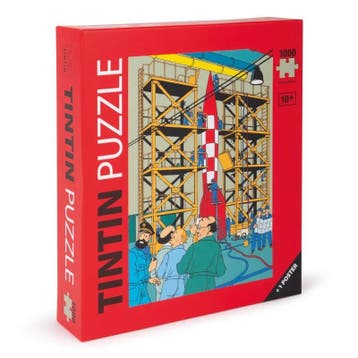 Kuifje De Raket Puzzel + Poster (1000 stukken), Ophalen of Verzenden, Nieuw