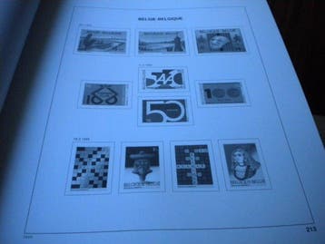 België - album davo Luxe ouatiné V 1995 tot 1999***, Postzegels en Munten, Gestempeld