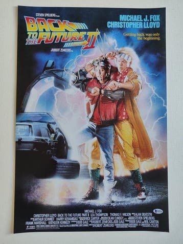 Back to the Future - Collector’s Set of 2 Signed Poster, Nieuw