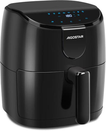 Airfryer - heteluchtfriteuse - 4L - 1500W - Zwart, Verzenden