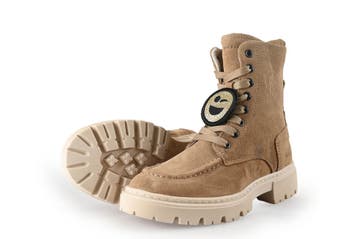 Nubikk Veterboots Meisjes in maat 31 Bruin, Verzenden, Jongen of Meisje, Nubikk, Schoenen