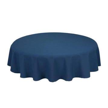 Tafelkleed Rond Navy Blauw 178cm Ø - Treb SP, Huis en Inrichting, Verzenden, Nieuw, Overige kleuren, Tafelkleed of Tafelzeil