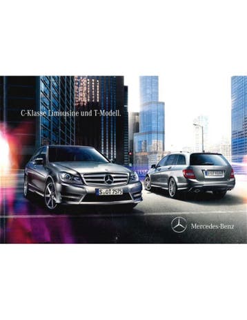 2011 MERCEDES BENZ C KLASSE BROCHURE DUITS, Nieuw