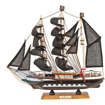 Piratenschip Model 23cm, Hobby & Loisirs créatifs, Modélisme | Bateaux & Navires, Ophalen of Verzenden