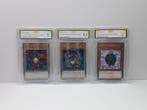 Konami - 3 Card - Yu-Gi-Oh! - Dark Magician, Red-Eyes Black, Nieuw