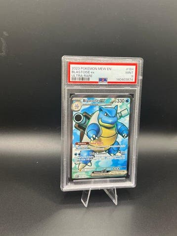 Pokémon - 1 Graded card - Tortank 184 Illustration complète