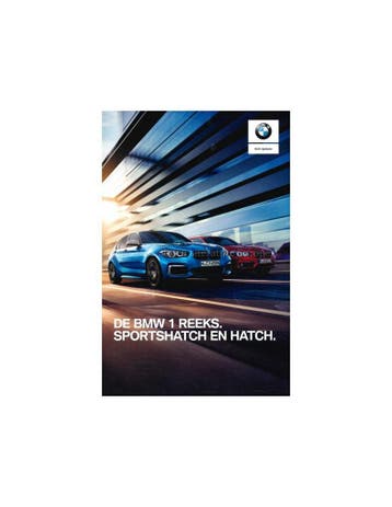 2018 BMW 1 SERIE BROCHURE NEDERLANDS