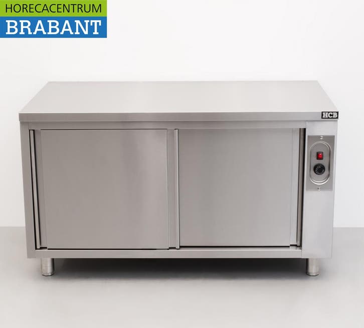 Acier inoxydable Armoire chauffante 2 portes coulissantes, Articles professionnels, Horeca | Équipement de cuisine, Envoi
