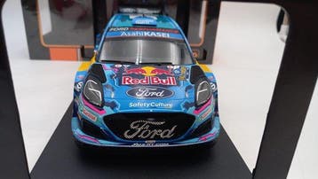 IXO 1:18 - Modelauto - Ford Puma Rally1 winner rally Sweden