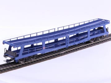 Schaal H0 Fleischmann 5290 autotransportwagen type DDm 91..., Gebruikt, Gelijkstroom, Fleischmann, Ophalen of Verzenden