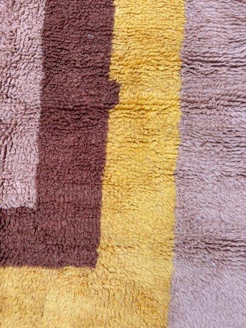 Moderne Marokkaanse M’rirt-wollen tapijt – 150 x 200 cm –