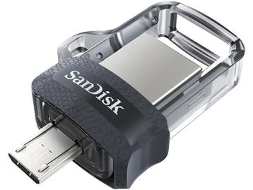SanDisk Ultra Dual Drive m3.0 - USB-stick 256GB - USB-A 3.2, Verzenden, Nieuw