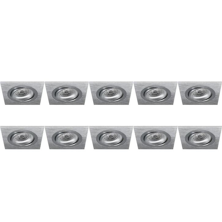 Spot Armatuur 10 Pack - Kantelbaar GU10 Fitting LED Toebehor, Huis en Inrichting, Lampen | Overige, Nieuw, Verzenden