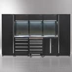 Datona Werkplaatsinrichting PREMIUM met RVS werkblad 325 cm, Ophalen of Verzenden