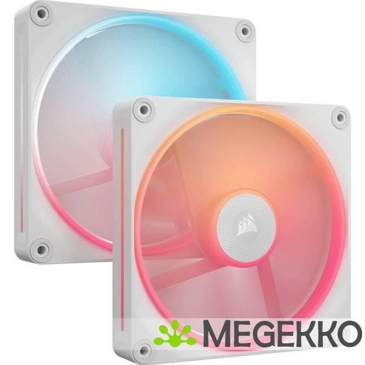 Corsair iCUE LINK LX140-R RGB White Dual-pack, Informatique & Logiciels, Refroidisseurs d'ordinateur, Envoi