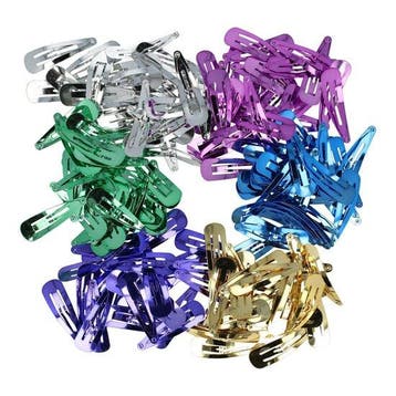 Haarspeld Klikklak 5cm - Basic - Metallic Kleuren - Set van