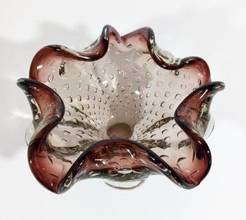 Vaas - Onderwaterglas - Duizend bubbels 1970, Antiek en Kunst
