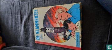 Lefranc - De vlammenzee - 1961, Eén stripboek, Verzenden, Gelezen, Martin, Jacques.