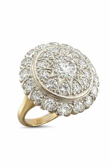 Ring - 14 karaat Geel goud, Exclusive 14K geelgoud dubbele, Handtassen en Accessoires, Ringen, Nieuw