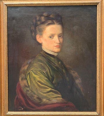 Mihaly Szemler (1833-1904) - Ritratto di nobildonna