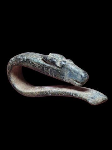 Oud-Romeins Brons, Interesting Rare Animal applique (Piece