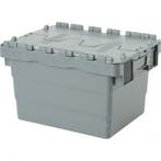 Distributiebak 400x300x250 mm euronorm grijs kunststof, Doe-het-zelf en Bouw, Kratten en Dozen, Ophalen of Verzenden, Nieuw