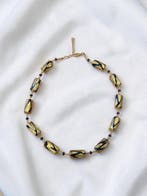 glas - Halsketting - Ketting in glas en goud 24kt