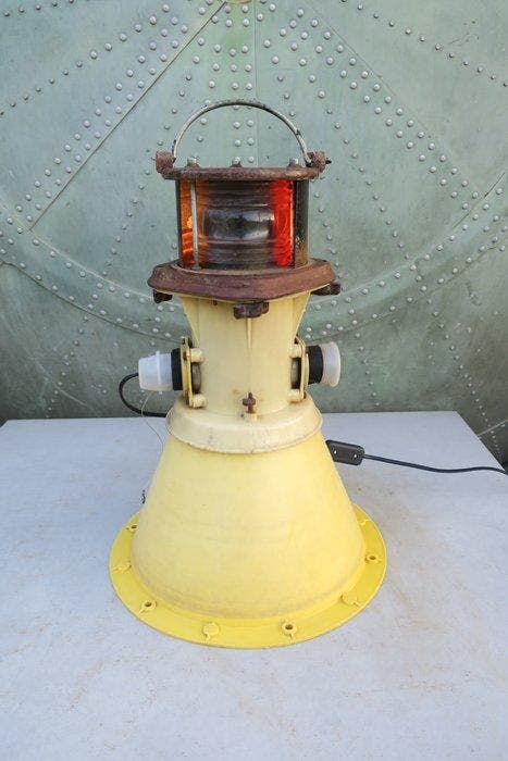 Lampe de bureau - Lampe daéroport - Design industriel, Antiquités & Art, Curiosités & Brocante