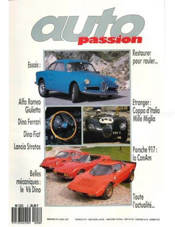 1987 AUTO PASSION TIJDSCHRIFT 8 FRANS, Ophalen of Verzenden