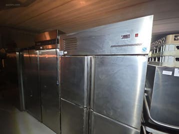 RVS dubbele koelkast NN, Elektronische apparatuur, Nieuw