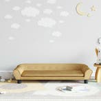 Luxe kinderbank bruin fluweel: Tweede kansje, spotgoedkoop!, Kinderen en Baby's, Kinderkamer | Overige Meubels, Verzenden, Nieuw