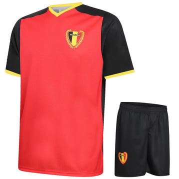 Kingdo Belgie Voetbaltenue Thuis - Eigen Naam - WK 2026 -, Verzenden, Nieuw, Bal