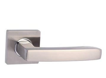 Intersteel Deurkruk Dean op vierkant rozet mat nikkel/chroom, Ophalen of Verzenden, Nieuw