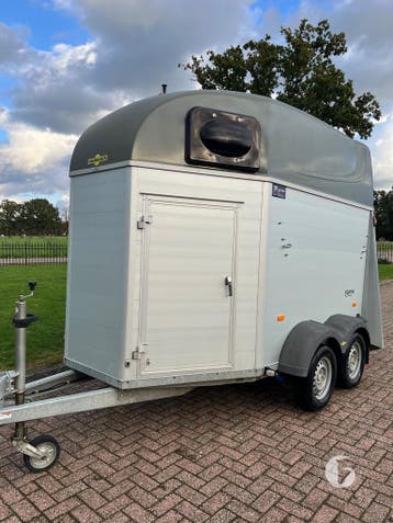 Vol-alu Humbaur 2 paards! 2020! Zadelkamer!, Ophalen, Zo goed als nieuw, Aluminium, 2-paards trailer