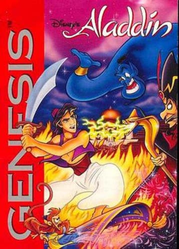 Disneys Alladin - Sega Genesis - NTSC (Losse Cassette), Games en Spelcomputers, Games | Sega, Ophalen of Verzenden, Zo goed als nieuw