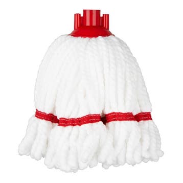 Mopkop | Microvezel | Rood (Kleurcodering) | 210(h)mm, Verzenden, Nieuw in verpakking