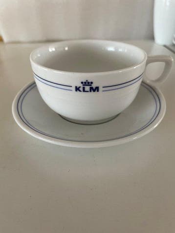 KLM Grote set origineel KLM Servies – Koppen, Schotels &, Antiek en Kunst
