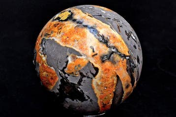 Hoogwaardige zeldzame Bumblebee Jasper bol uit Indonesië -