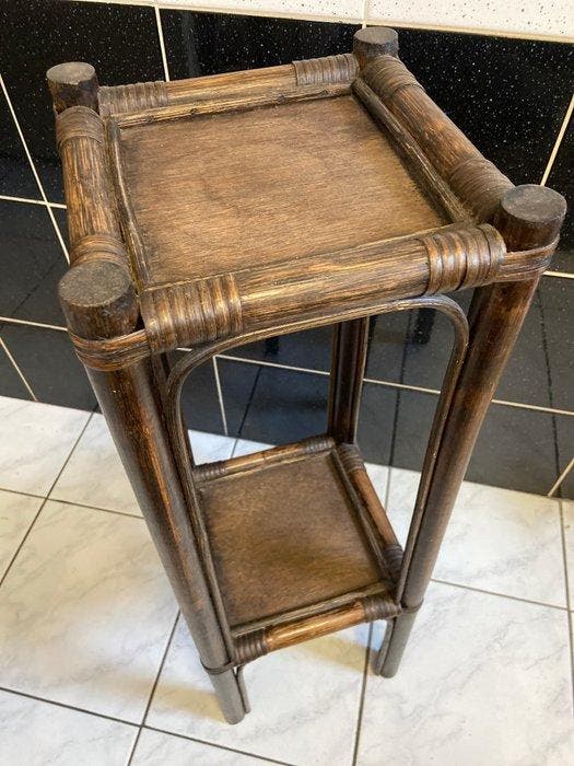Bijzettafel - Rattan, Bamboe, Antiquités & Art, Curiosités & Brocante