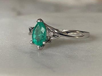Sans prix de réserve - Bague de fiançailles Argent - 2.15ct., Bijoux, Sacs & Beauté