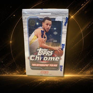 2024/25 Topps Topps Chrome Stephen Curry Originele