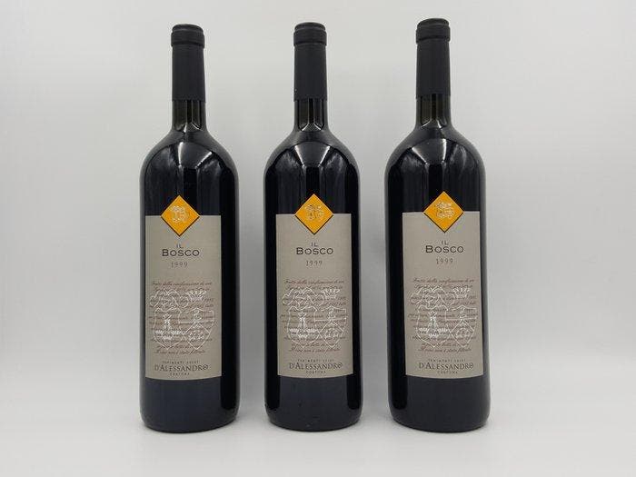 1999 Tenimenti d Alessandro, Bosco - Toscane - 3 Magnums, Collections, Vins